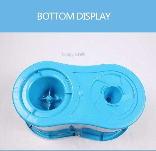 360° Rotating Magic Spin Mop Dehydrate Basket W/Bucket (Blue,Pink,Green)