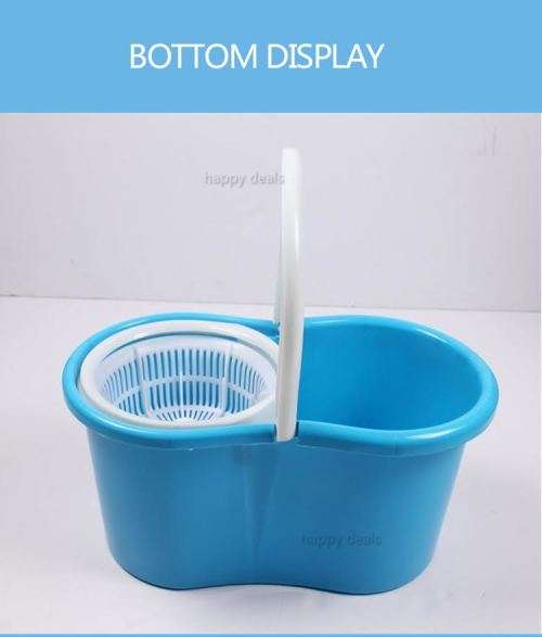 360° Rotating Magic Spin Mop Dehydrate Basket W/Bucket