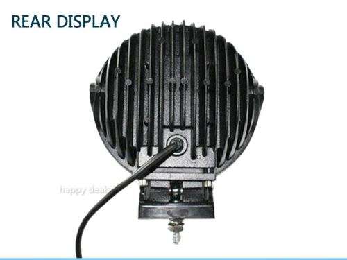 One piece ring black 4D spot beam DC 12v 24v 5.5inch 45w field cross LED driving light