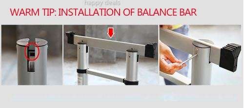 Portable Telescopic Ladder  3.8 m Thickening Aluminum Multipurpose Folding Stairs