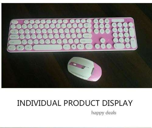 Wireless Keyboard with Mouse (HK3960) Black,Green