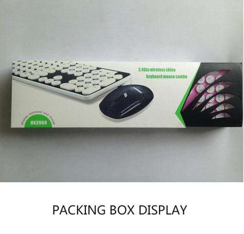 Wireless Keyboard with Mouse (HK3960) Black,Green