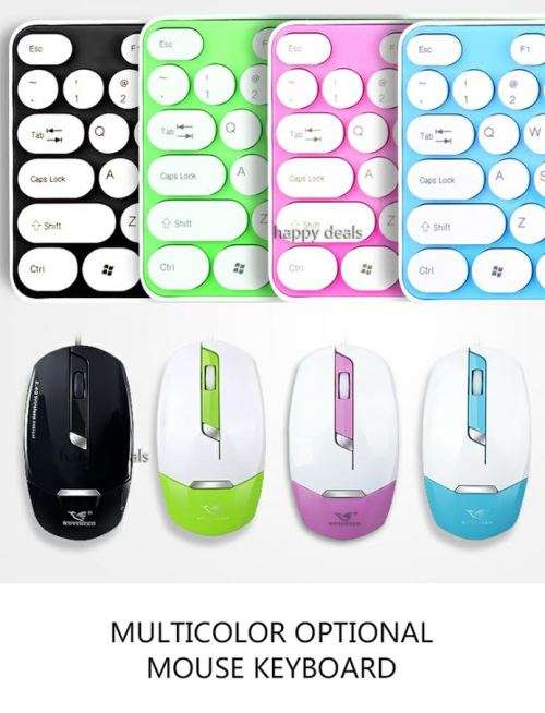 Wireless Keyboard with Mouse (HK3960) Black,Green