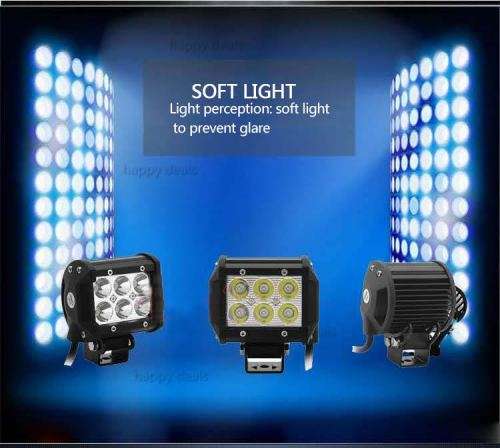 18W LED Double Row Strip Light Spotlight