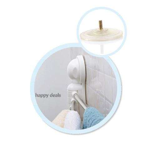 Four Towel Rack With Suction Cup (solve rough wall surface)