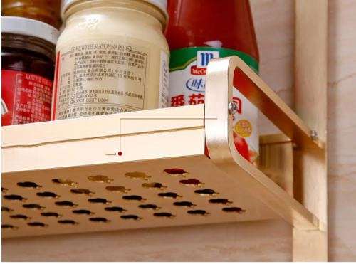 Removable Double-Layer Storage rack (No drill, no nailing durable and stable)