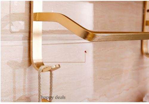 Removable Double-Layer Storage rack (No drill, no nailing durable and stable)