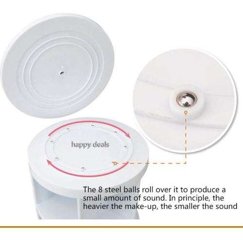 360-degree cosmetic storage device cosmetic care rotating plastic storage rack tool make up