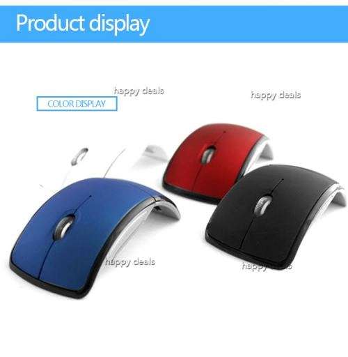 Designed For Comfort /Folds For Portability 2,4Ghz Wireless Mouse