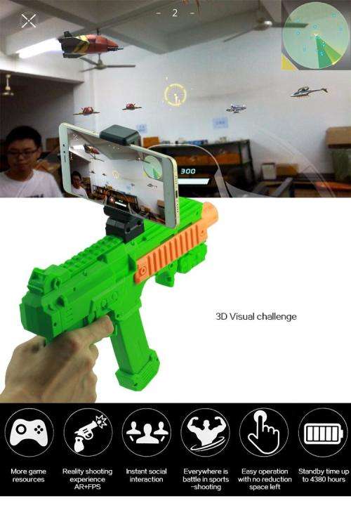 1 PIECE!! AR Game Gun 360° Augmented Reality Shooting Game Phone Holder