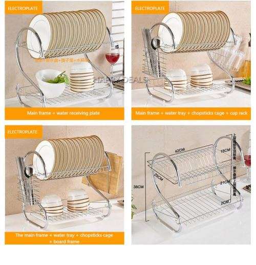 New Arrival 2-Layer Dish Drainer - Enjoy Creative Life