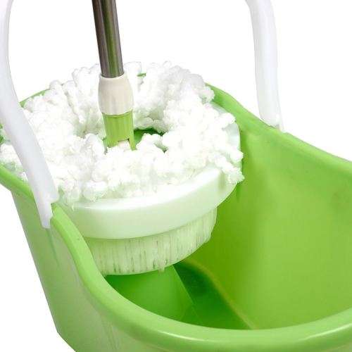 360° Rotating Magic Spin Mop Dehydrate Basket W/Bucket