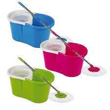 360° Rotating Magic Spin Mop Dehydrate Basket W/Bucket