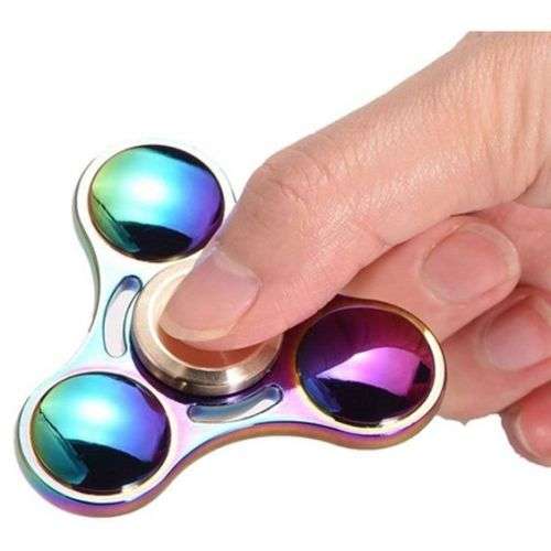 IRIDESCENT TRI-FIDGET SPINNER