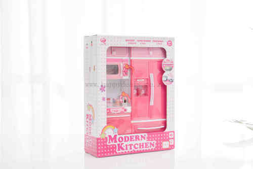 Girls Pink Modern Kitchen With Sound And Light (Battery operated)