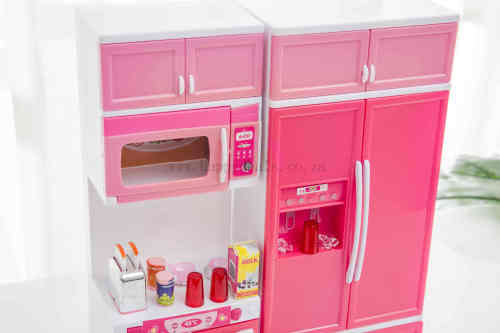 Girls Pink Modern Kitchen With Sound And Light (Battery operated)