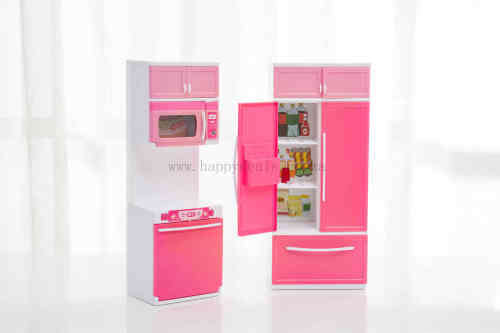 Girls Pink Modern Kitchen With Sound And Light (Battery operated)