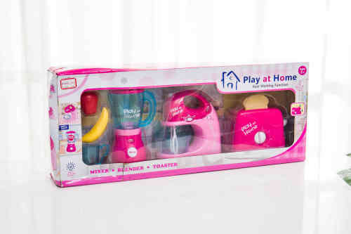 Play At Home Kitchen Set ( Mixer-Blender-Toaster)