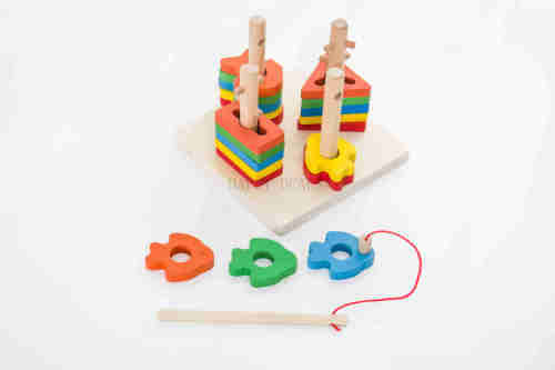 High Quality Four Sets Of Columns Building Blocks