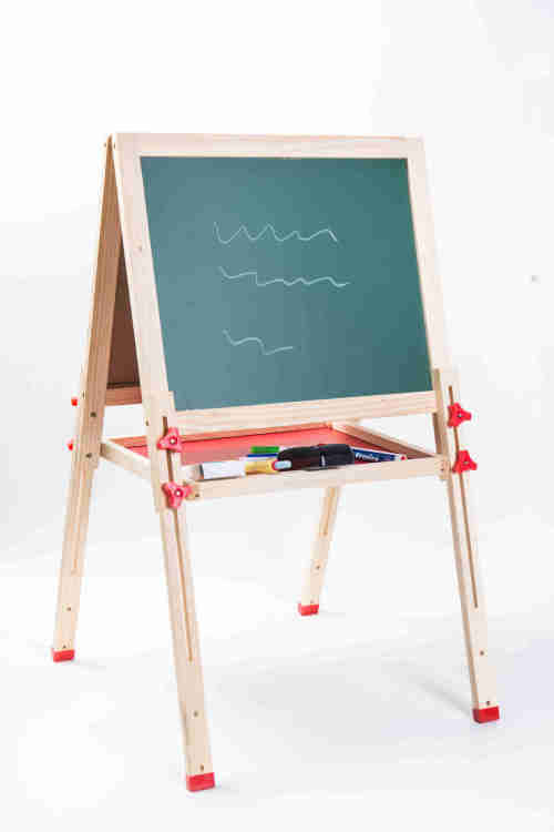 Double-Side Wooden Large Blackboard