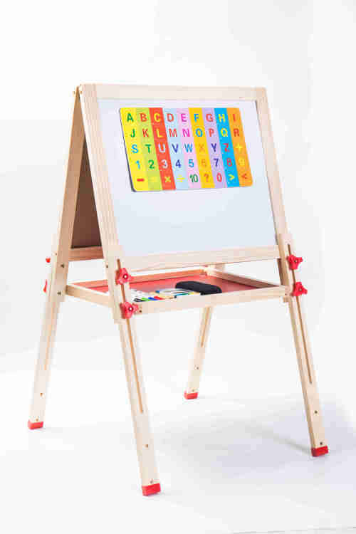 Double-Side Wooden Large Blackboard