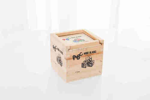 ABC 27 Wood Blocks Piece Educational Games