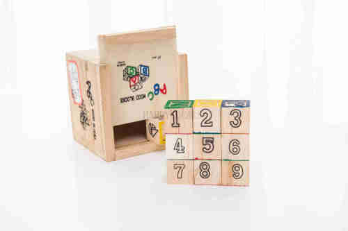 ABC 27 Wood Blocks Piece Educational Games