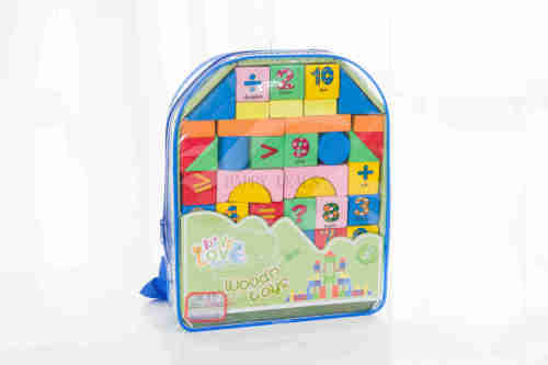 Kids Love Play Team Wood Toys Educational Wood Blocks