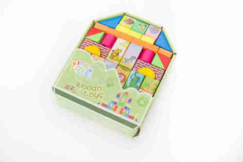 Kids Love Play Team Wood Toys Educational Wood Blocks