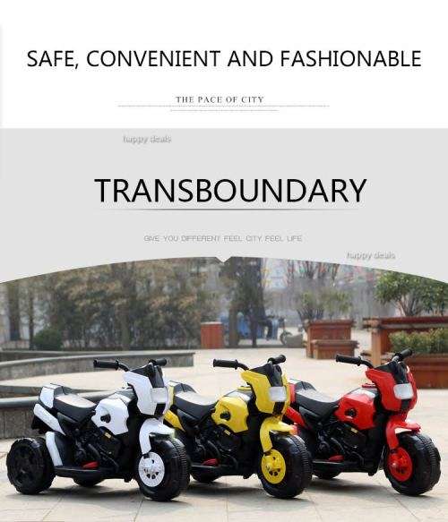 Mini Ride Motorcycle Electric Sky Walker scooter children baby Electric Motor Bike (Red, White)