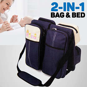 Baby Kingdom 2-in-1 Bag & Bed By Your Side Friend