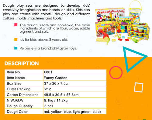 Peipeile Funny Garden Dough Children Toy