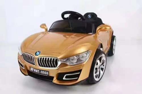 Mini Kids 12v BMW Sports Car Style Ride On Age 1 to 3 years RED GOLD WHITE