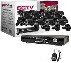 8 channel cctv full Camera kit Security Recording System with internet & 3G Phone Viewing (White)