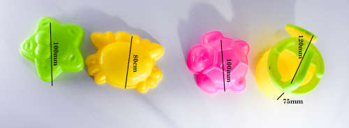 Cat Beach Water Play Children's Play Set Beach Side Bucket Shovel Kit 9 Pieces