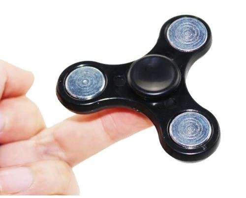 Fingertip gyroscope tri-spinner