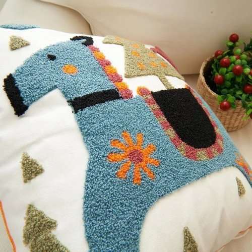 Animal Embroidered Scatter Cushions