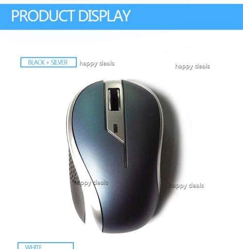 2,4GHZ Wireless Mouse 10m Receiving Distance
