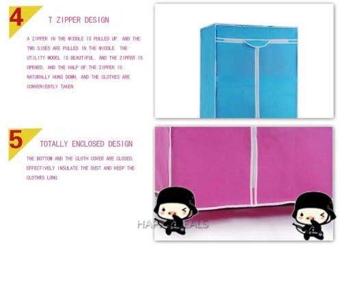 Quality Wardrobe (Black, Brown, Pink,Purple, Navy, Maroon)