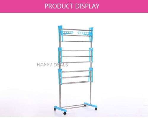 Three Layers  Stainless Steel Clothhorse