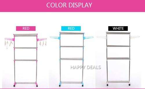 Three Layers  Stainless Steel Clothhorse