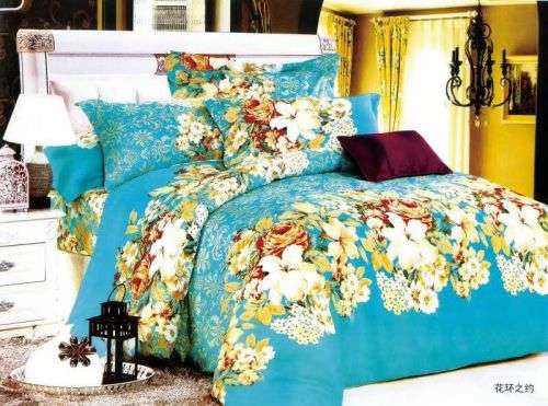 4 piece Colourful Double bed Duvet cover Set