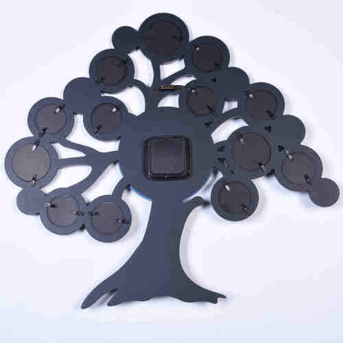 Photo Frame Wall Clock Set Sentiment Home Decor Family Time Picture Frames