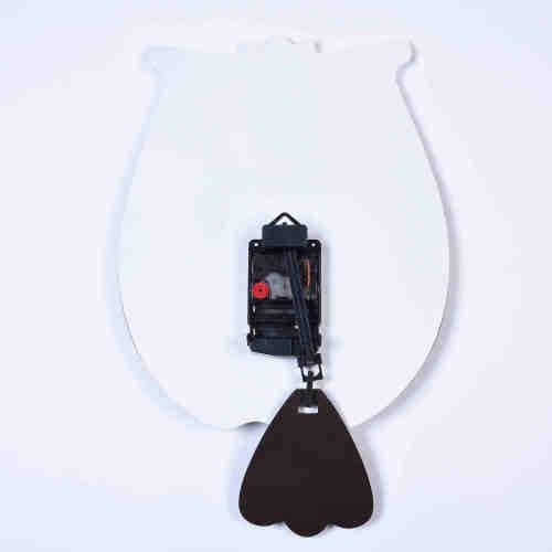 Colourful Owl Wall Clock ( Green, White)