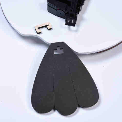 Colourful Owl Wall Clock ( Green, White)