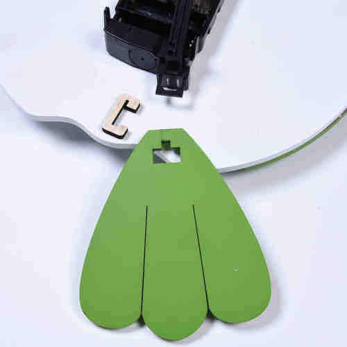 Colourful Owl Wall Clock ( Green, White)