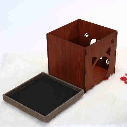 Pet Bed Play House For Cat Or Puppy And A Seat Brown