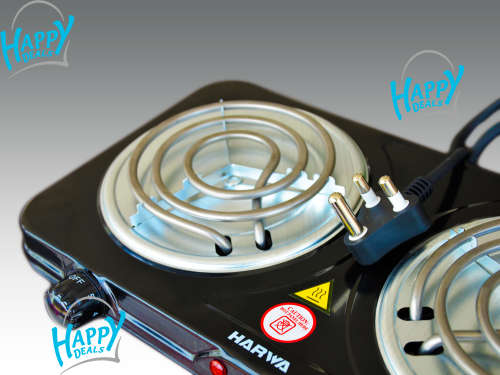 Harwa 2-plate stove in various colors