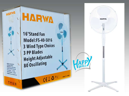 Stand Fan 16" Harwa