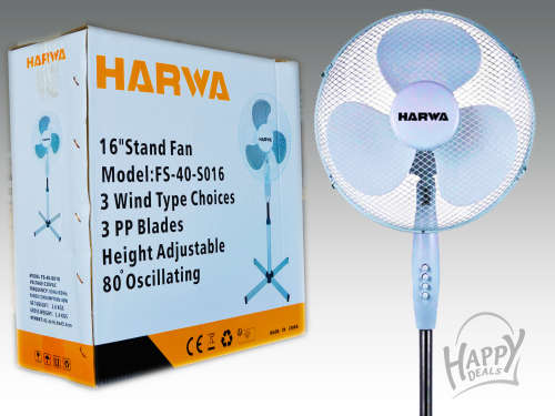 Stand Fan 16" Harwa